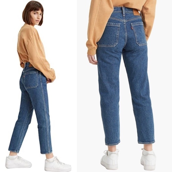 New Levi’s Premium Wedgie Straight High Rise Jeans - Picture 13 of 13